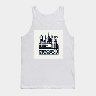 New York City Logo Design Tank Top